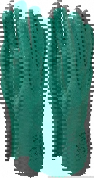 Series 39-122 Chemical Resistant Gloves: Size X-Large, 47.00 Thick, Nitrile, Nitrile, Supported,